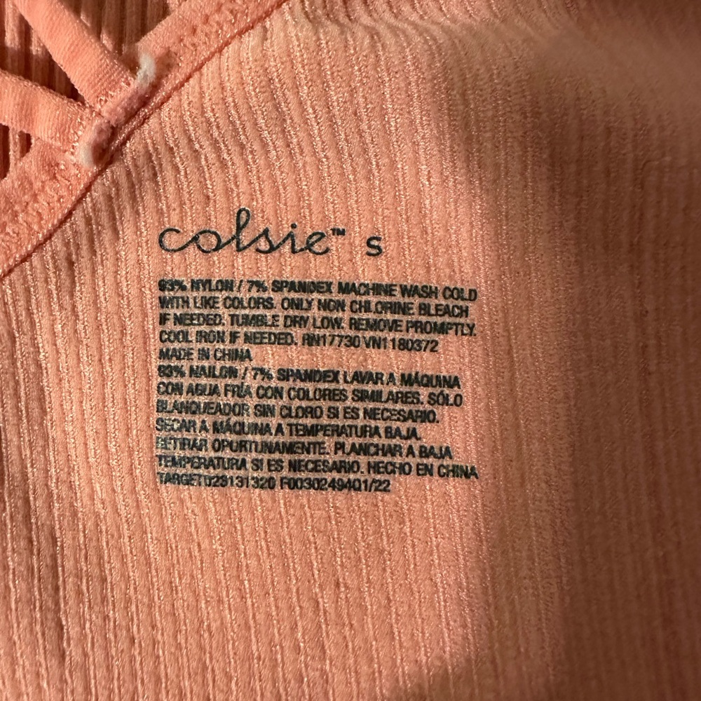 Colsie Seamless Ribbed Brami - Picture 4 of 4